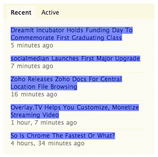 techcrunch article clickable areas highlighted