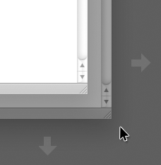 Resizing a window in OS X