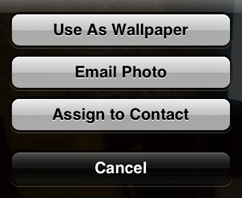 iphone photo options