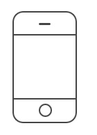 iPhone outline
