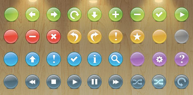 knobs icon set